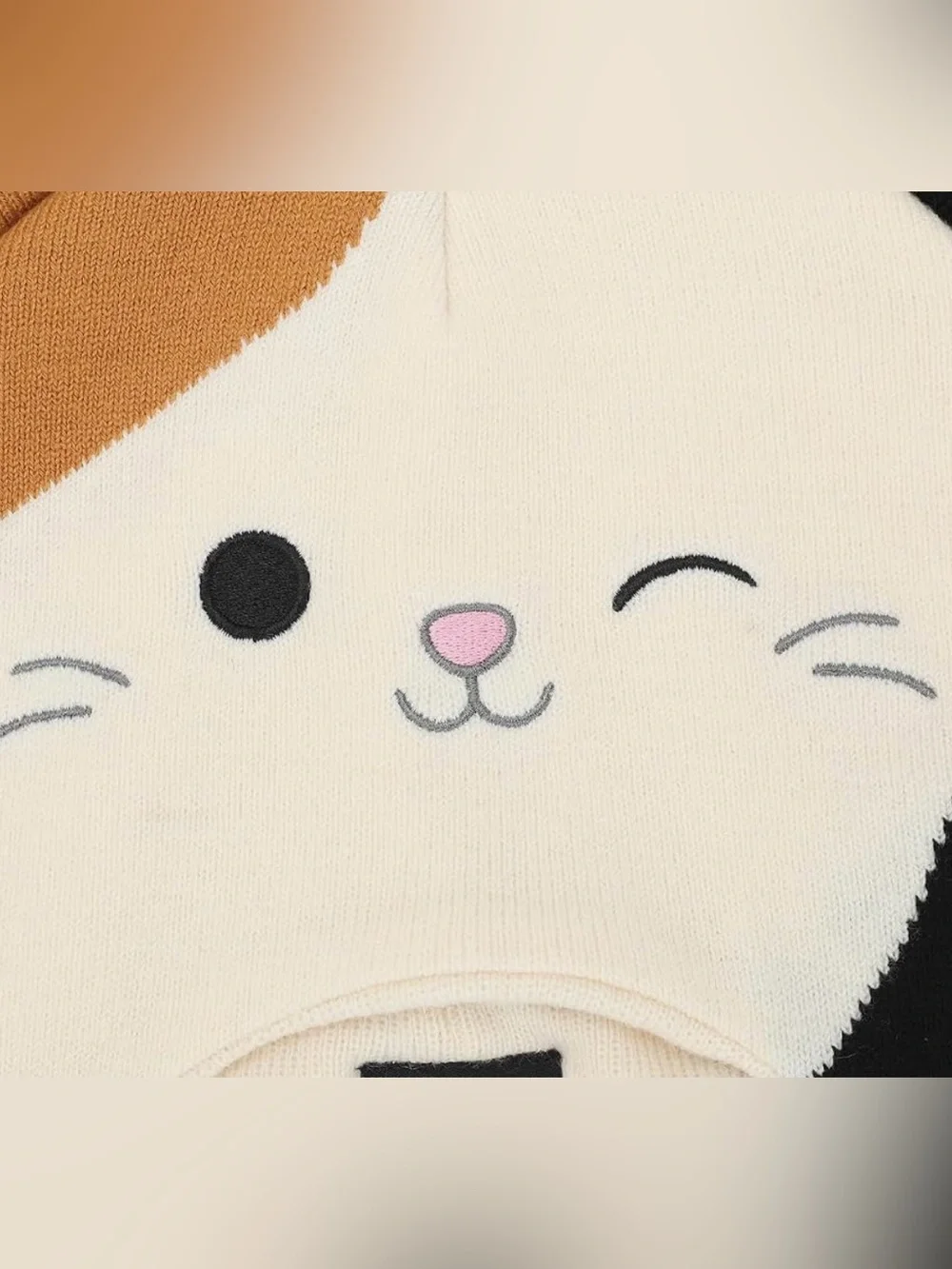NWT Hot Topic Squishmallows Felton kitty peruvian tassel beanie
